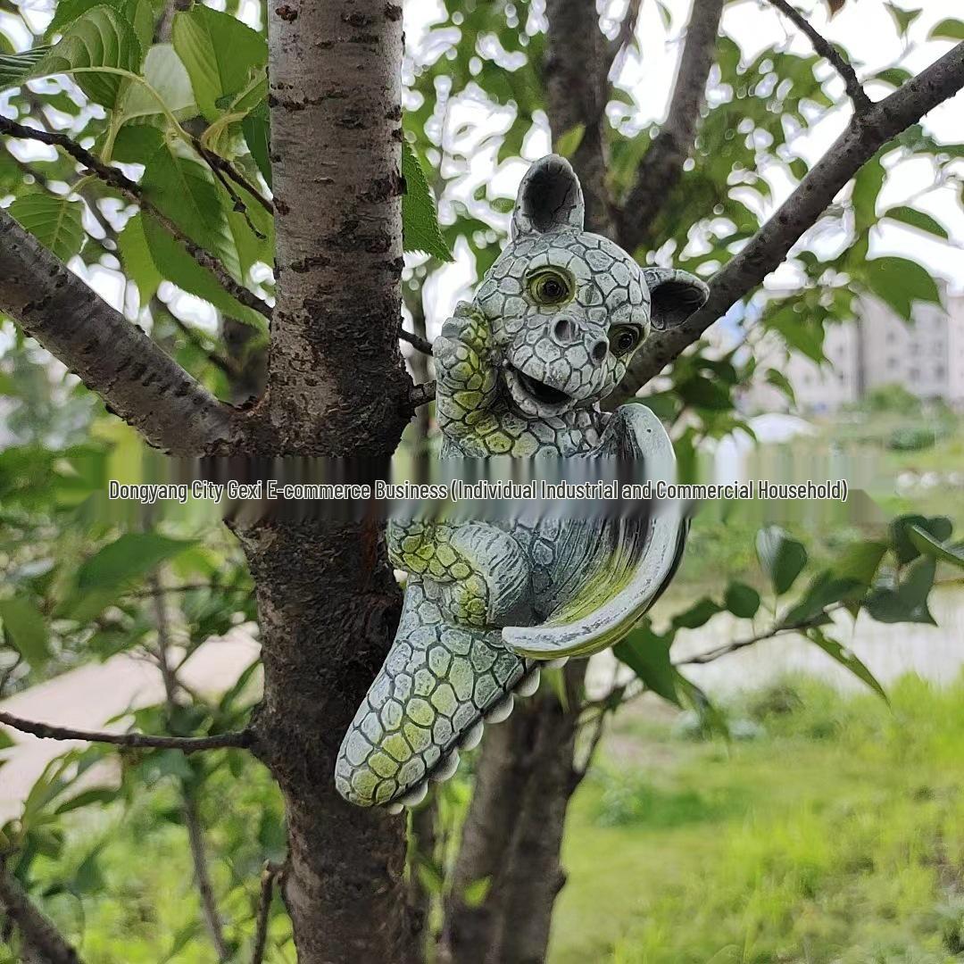 

Adorable Dragon Wall Decor for Entryway, Living Room, or Garden