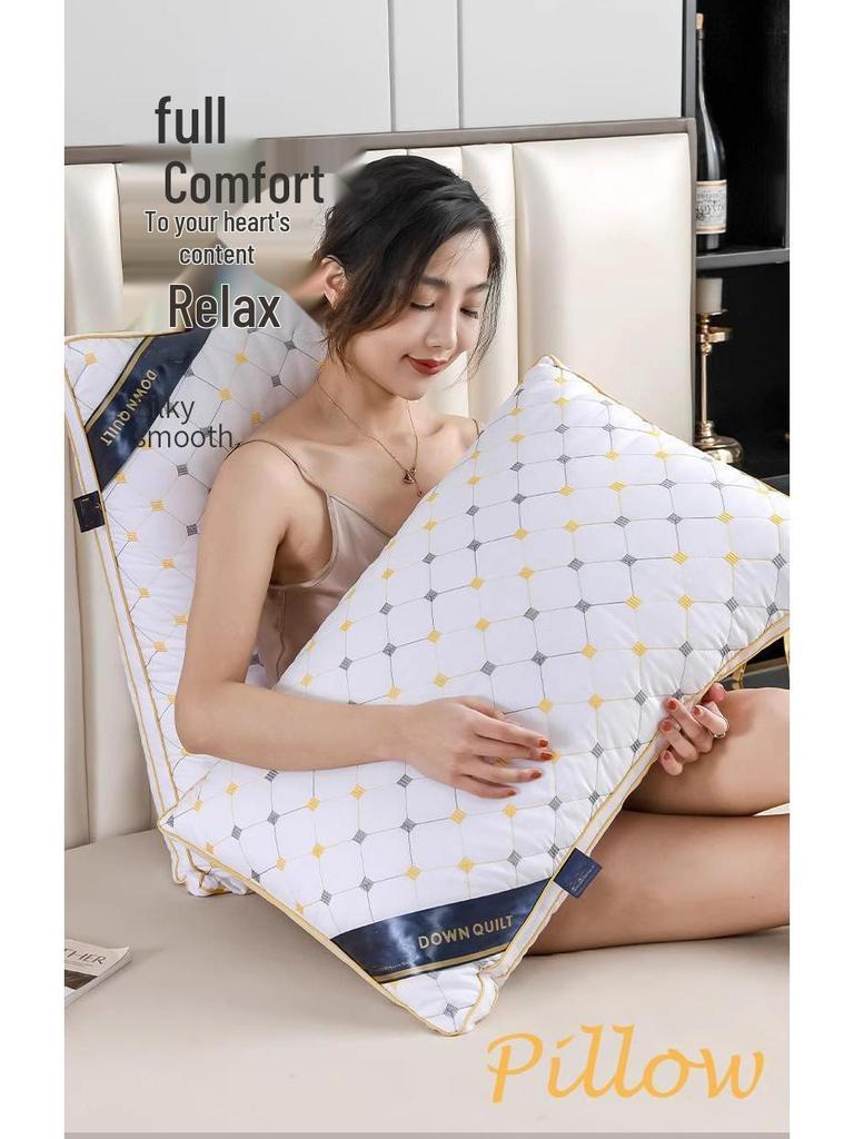 Luxurious High-Support Neck Protection Pillow for Adults