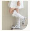 Breathable Cotton Lace Socks for Kids Age 3-13 Years Soft & Comfortable Elastic Leg Warmer with Dot Tulle