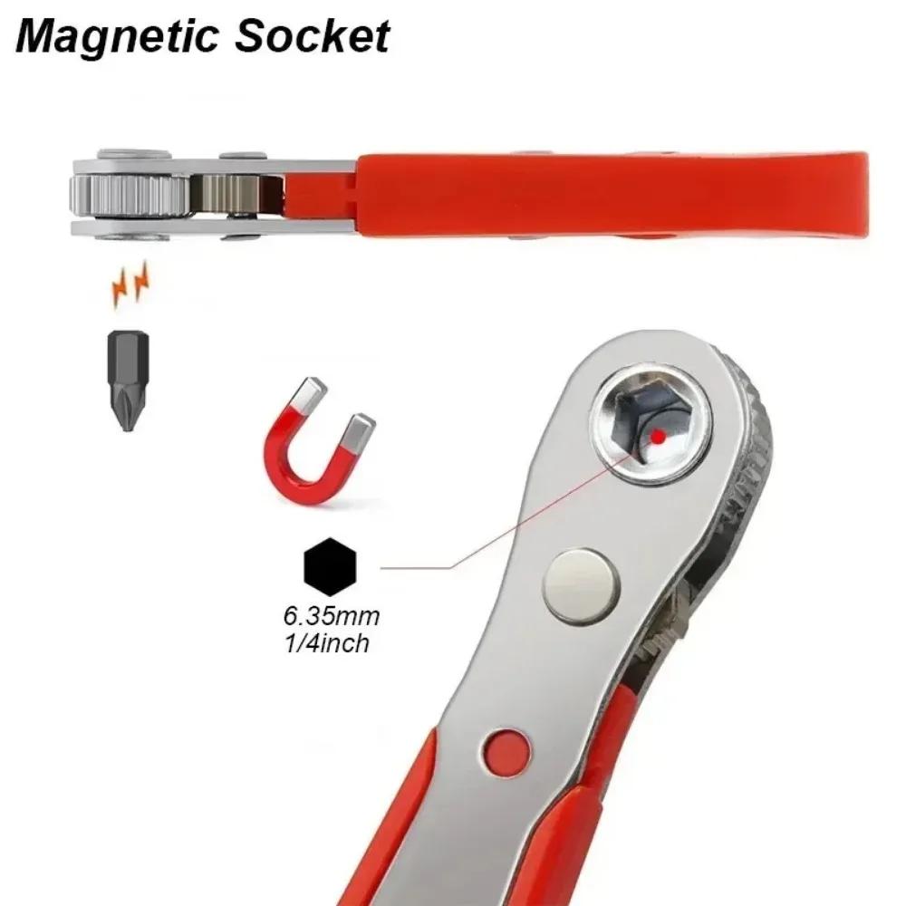 Mini 36 Tooth Ratchet Screwdriver, Narrow Small Space Gap Maintenance Operation, Batch Head Socket, L-shaped Turning Wrench