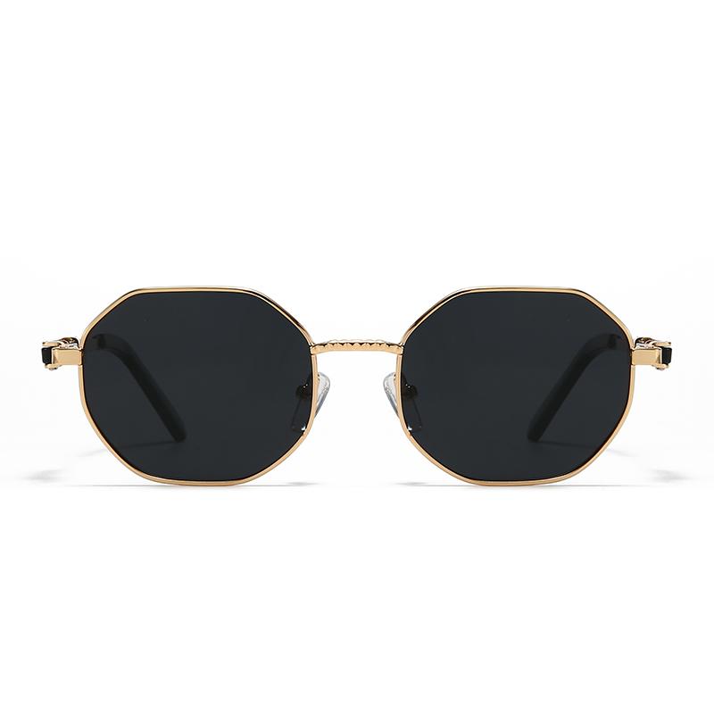 Trendy Sunglasses for Men Women Cross Border Export Polygonal Frame European American Street Style Instagram Influencer