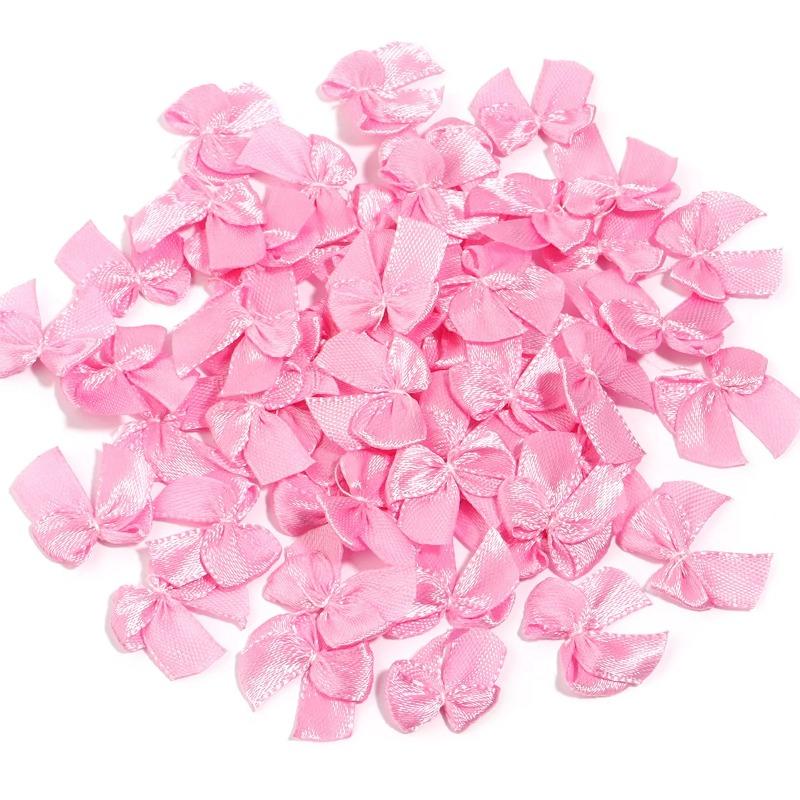 100 Pcs/set Princess children's bow tie clothing headdress accessories DIY accessories polyester thread tie mini bow tie