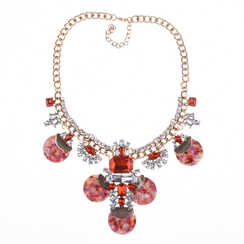 

Ожерелья, Модные цепочки на ключицы со стразами, Аксессуары