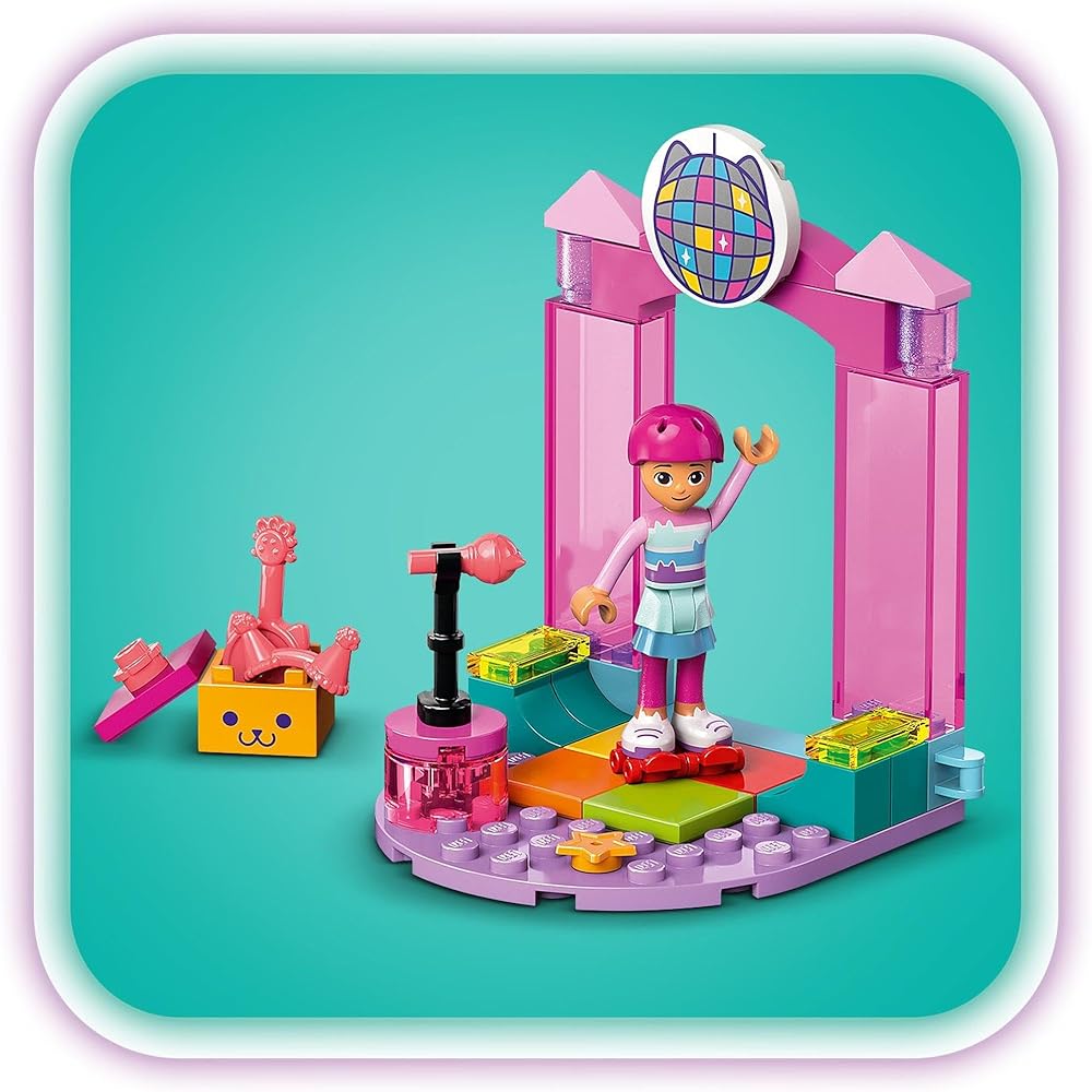 LEGO Gabby's Dollhouse Party Room Toy for Kids Ages 4-6 Educational Building Blocks