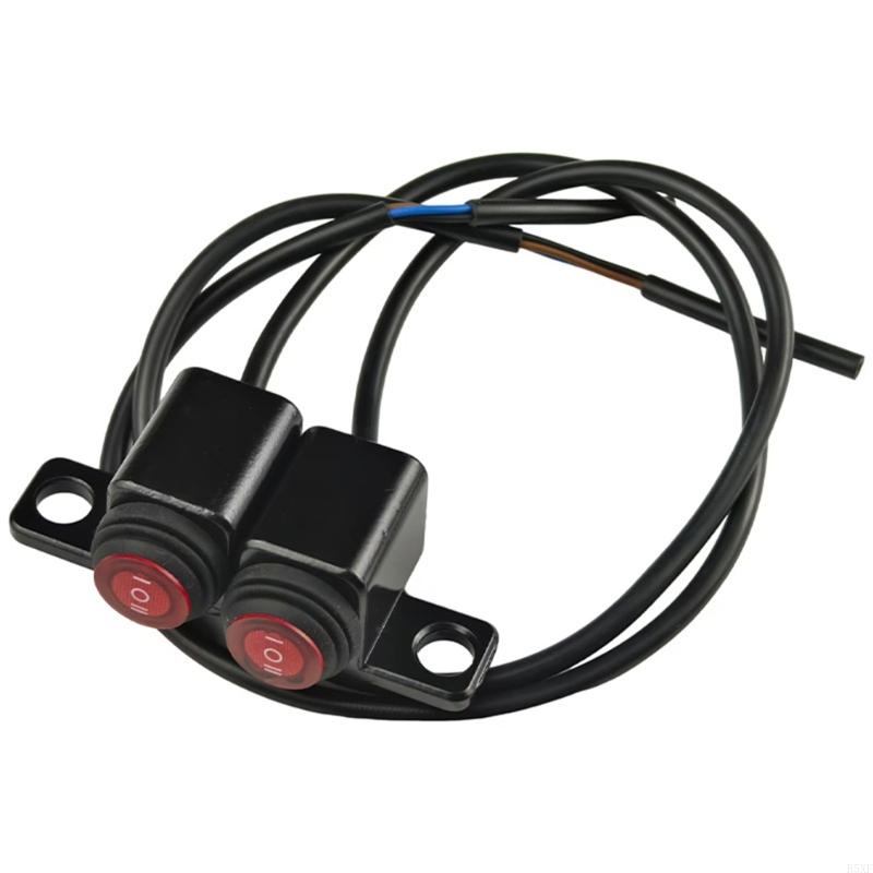 2025 New Motorcycle Headlight Control Switches 3 Speed Modes Ergonomic Design Motorcycle Light Switches Upgrades for Enhanced