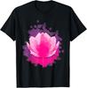 Lotus Flower Yoga Meditation Cool Yogis Pose Gift T-Shirt Unisex T-Shirt