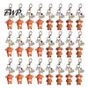 Metal Keychain A Little Highland Cow for You Keychain, 3D Resin Keyring with Birthstone Charm & Sentiment Card, Your Daily Reminder of Quiet Strength