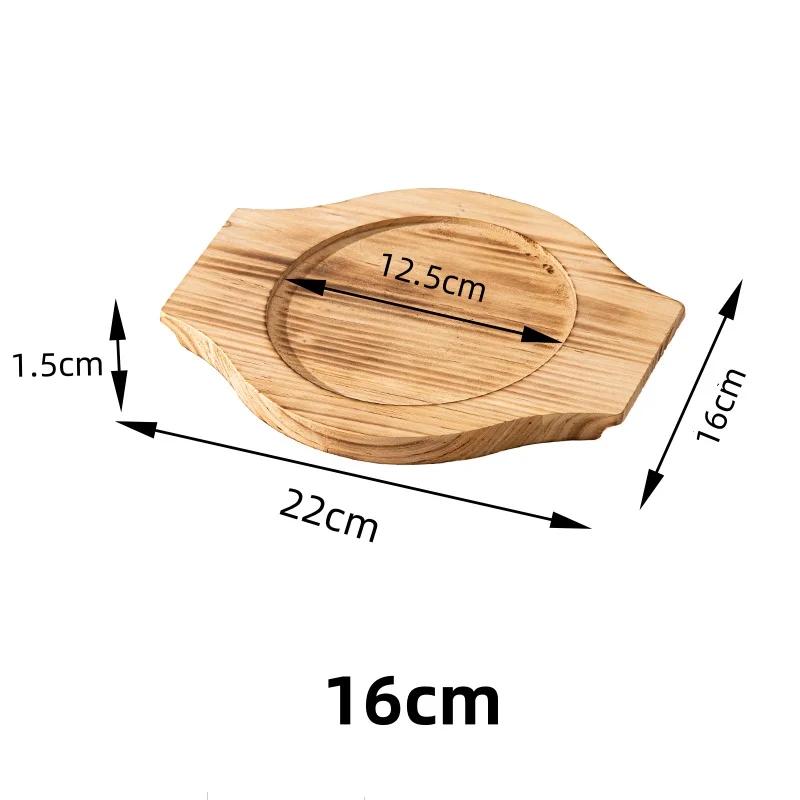 Wood Pot Holder Wooden Trivets Bowl Trivet Hot Stone pot Mat Korean Dolsot Plate Base Placemat Bibimbap Coaster Pan Dish board