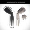 Golf Divot Tool Outdoor Golf Sports Supplies Turf Repair Tools Position Marker Metal Wear-resistant Greens Fork Golf Accessories