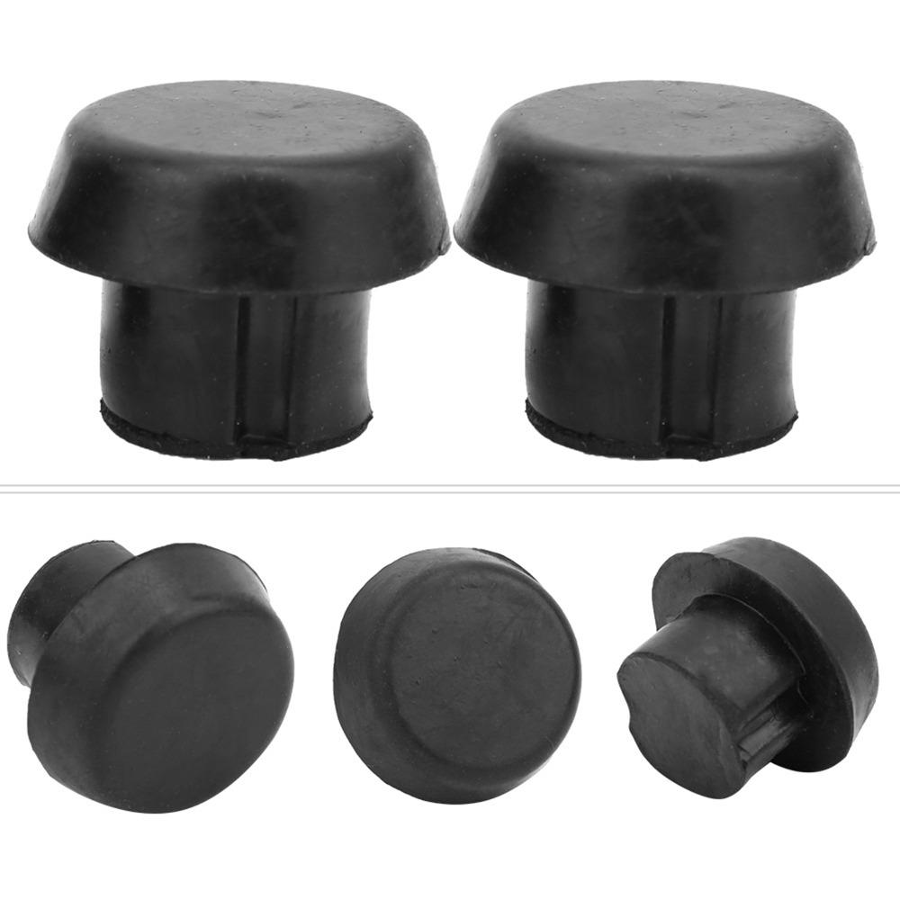 20pcs Protective Billiard Cue Rubber Plug Black Billiard Tail Cover  Billiards Game