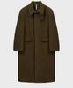 Noirer Alpaca Boucle Maxi Coat (Brown)