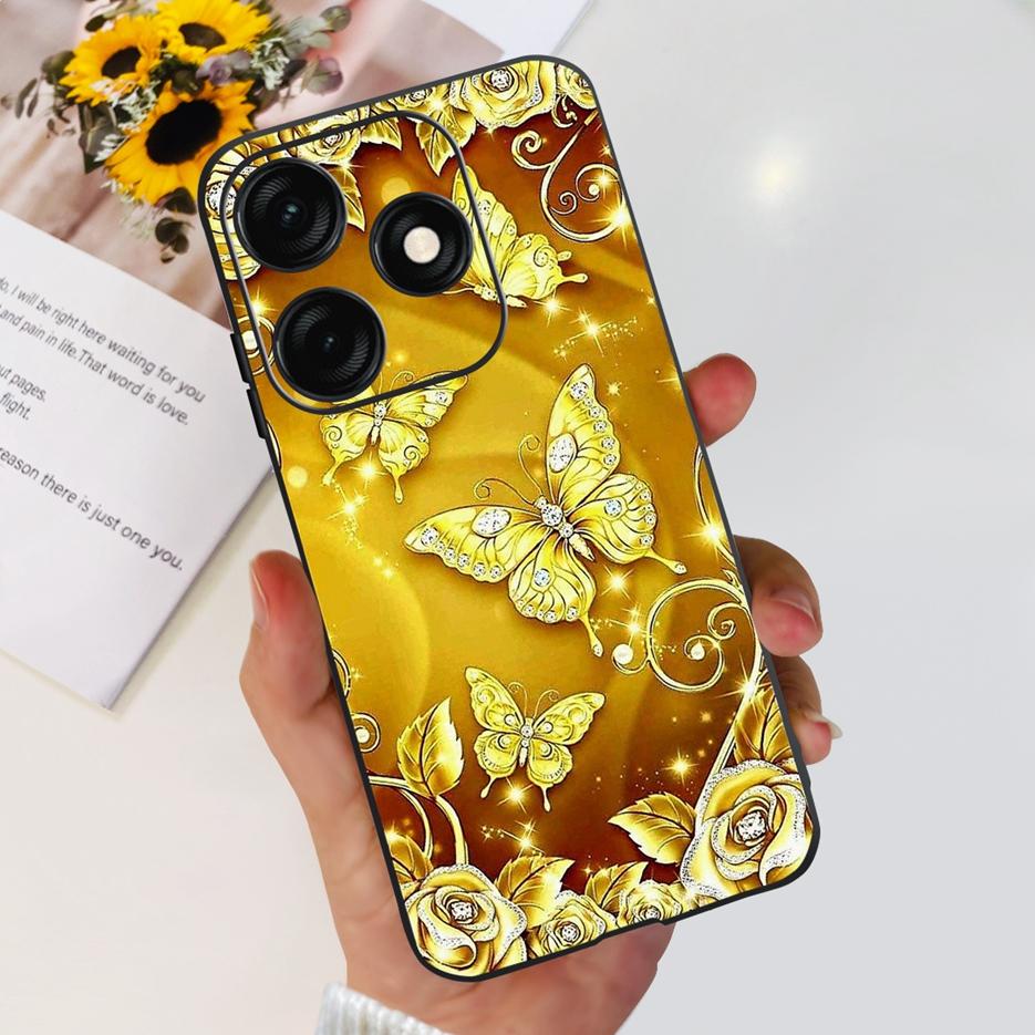 For Tecno Spark 20C Case BG7n BG7 Stylish Painted Cover Soft TPU Matte Phone Case For Tecno Spark 20 Pro Plus Spark20 20C Bumper