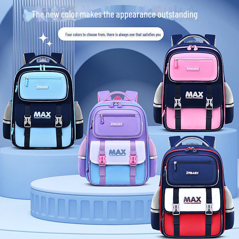 Sesame Baby British Style Boys Backpack for Grades 1-6