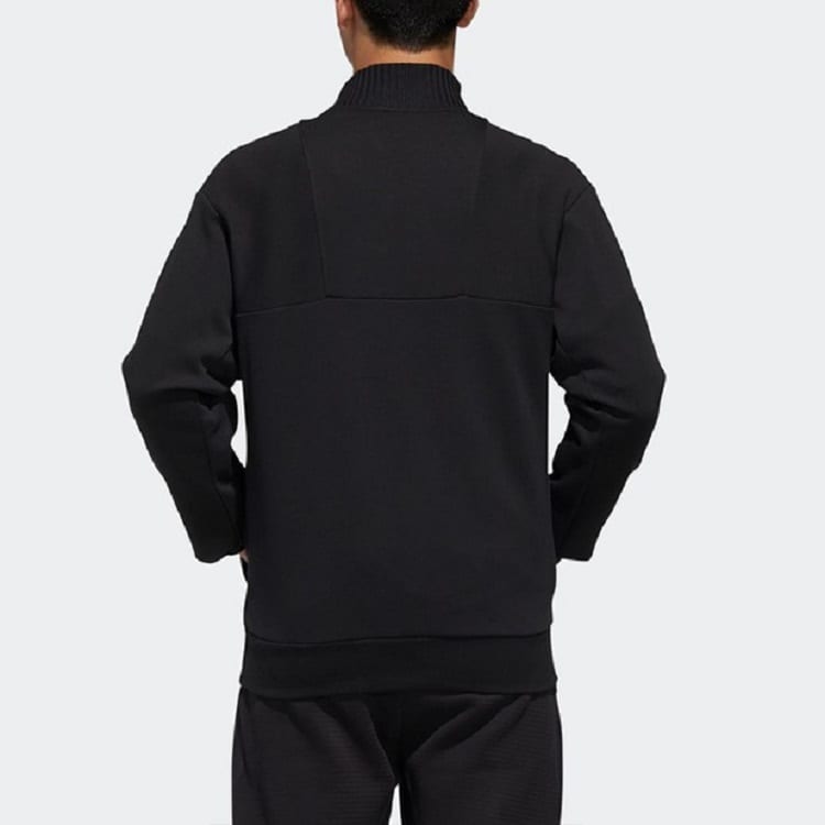 adidas Jackets Men's Black Stand Collar Moderate Other GF4045