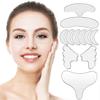 11 ks Náplasti na obličej proti vráskám, Anti-aging péče o obličej, Podložka proti vráskám, Opakovaně použitelné náplasti na odstranění vrásek, Redukce a vyhlazení vrásek kolem čela