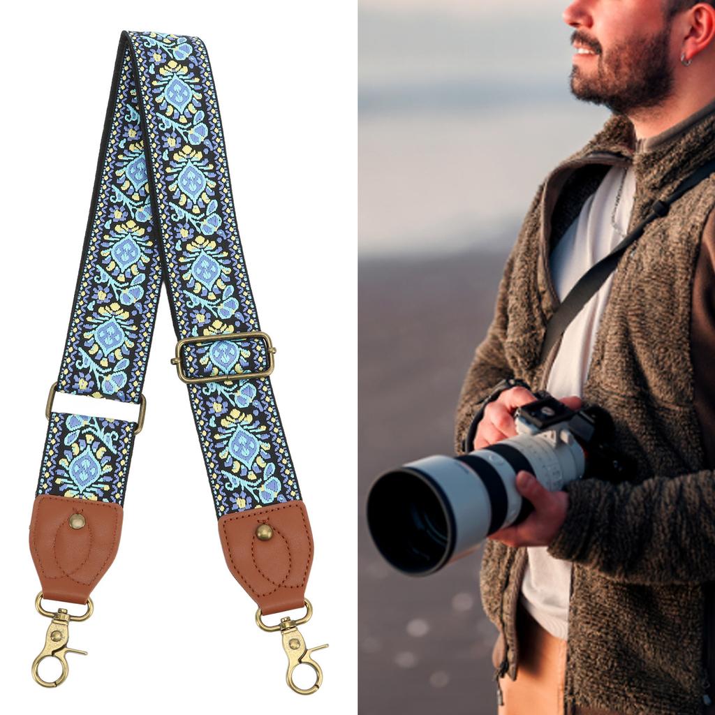 Retro Ethnic   Camera Strap Woven Thickened Polyester Camera Neck Shoulder Strap Outdoor Photography Equipment Great Gift for Photographers