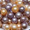 Perlas crudas Aidi de agua dulce naturales 10-13 mm cuentas moradas cuentas sueltas cuentas sueltas luz fuerte y defectos DIY hecho a mano