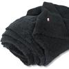 Bloom Karoyaka Karocket Towel 140 x 190 Made in Japan Imabari-made Blanket, Single, Approx. cm, 100% Cotton, Heavyweight, (Black)