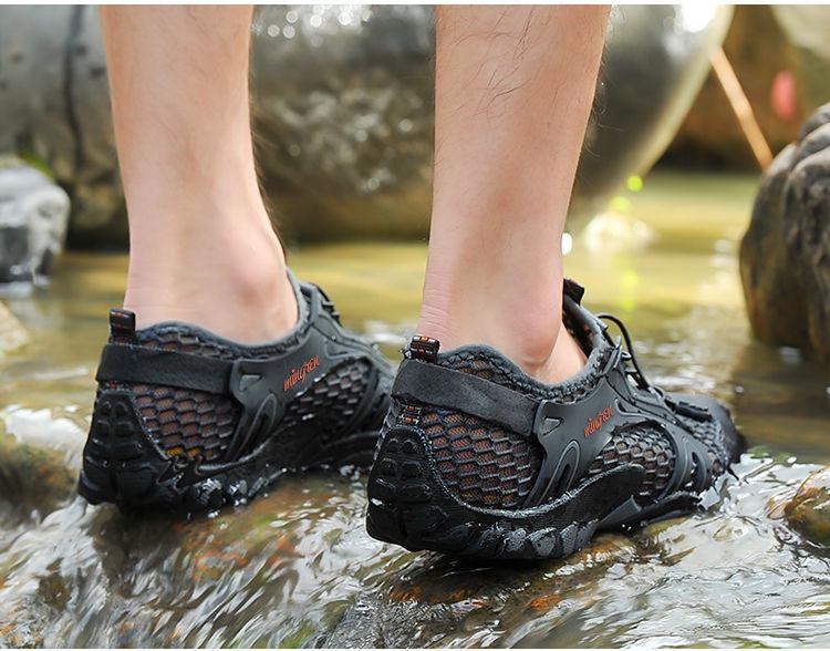 Men's Summer Mesh Breathable Hiking and Outdoor Sports Shoes