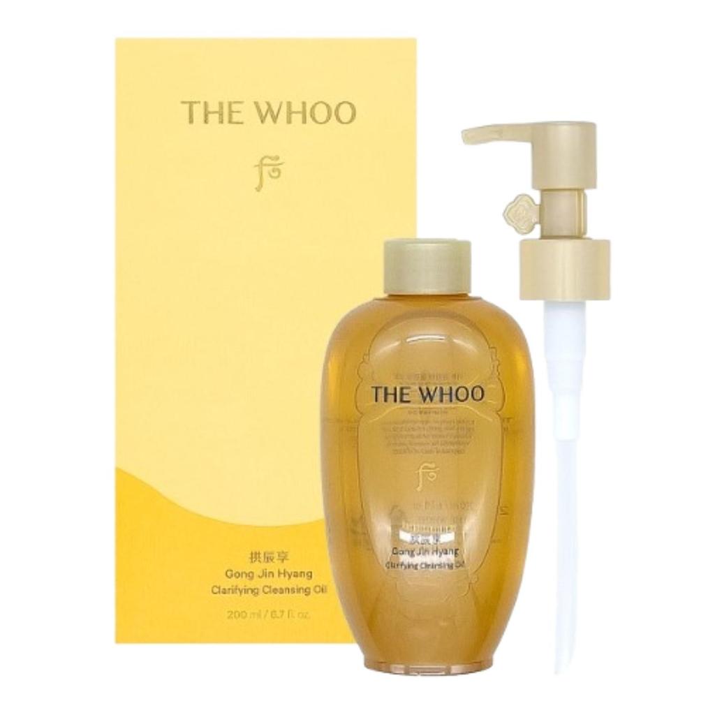 The History of Whoo Gongjinhyang Clarifying Cleansing Oil 200ml | Korean Herbal Deep Cleansing & Makeup Remover