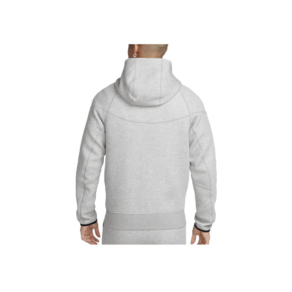 Nike Solid Color Zip-Up Hooded Sports Jacket With Dual Zipper Men Jackets Grey FB7922-063