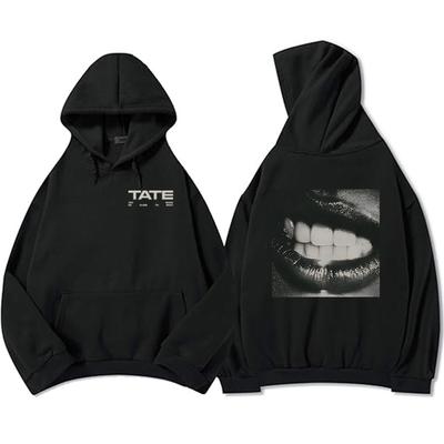 Tate McRae So Close To What Hoodies 2025 Nya Album Trycktröjor Herr Dam Kläder Fleece Casual Unisex Streetwear