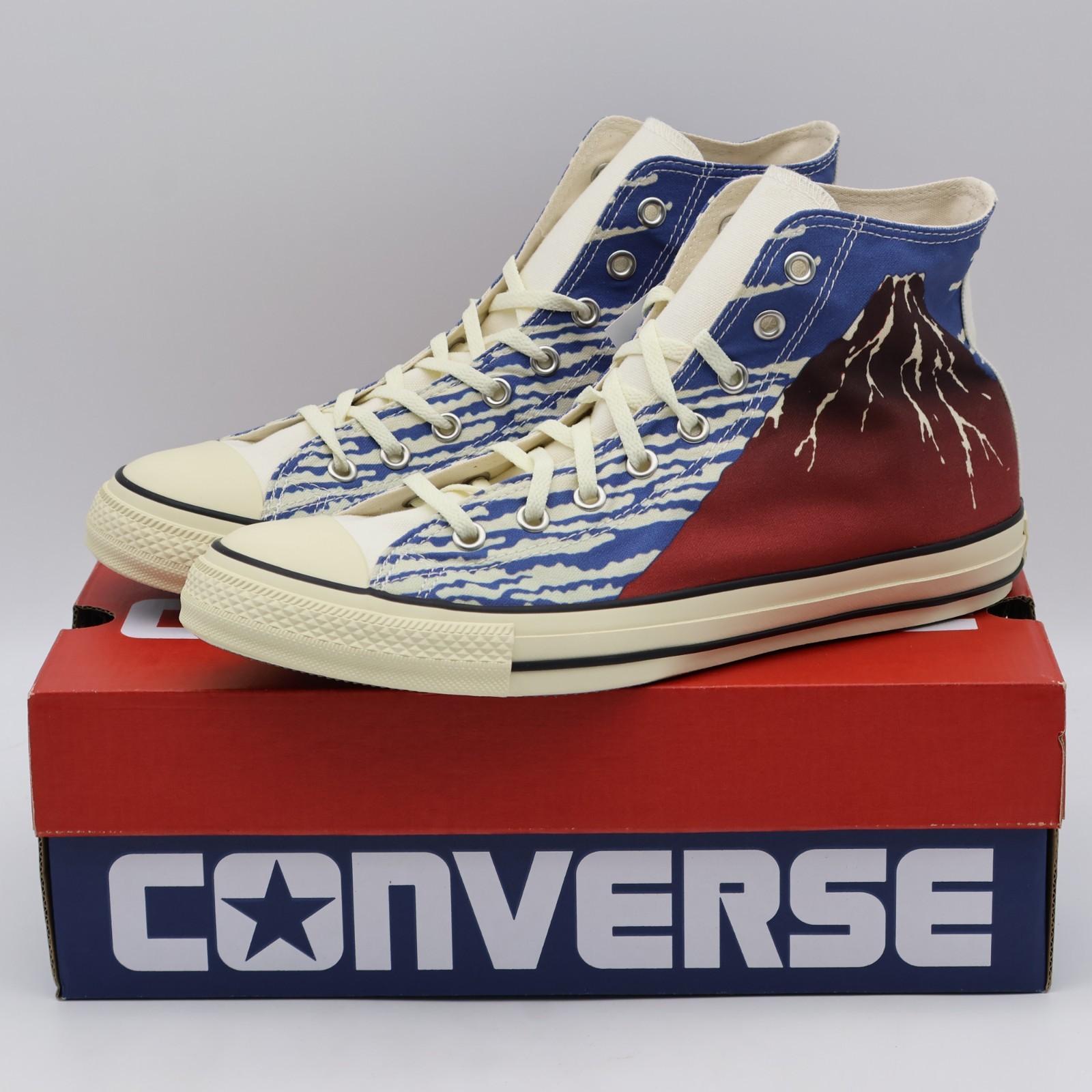31314680 Эксклюзив от ABC-MART Converse All Star с принтом Укиё-э Hi Fine Wind (Мужской) 9.5
