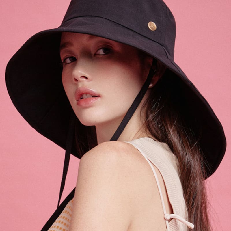 WHITE SANDS Cotton Unbalanced Floppy Hat Navarre (4 colors)