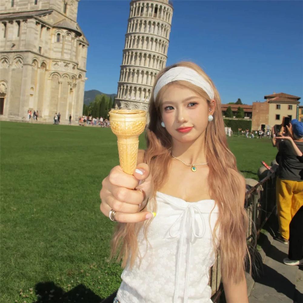 Hollow-out Elastic Hair Wrap Spring Summer Lace Hairband Cap Hair Accessories for Photoshoots