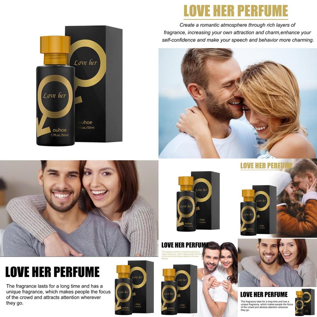 Perfume Delightful Portable 50ml Fresh Appeal Ideal For Couples On Date A