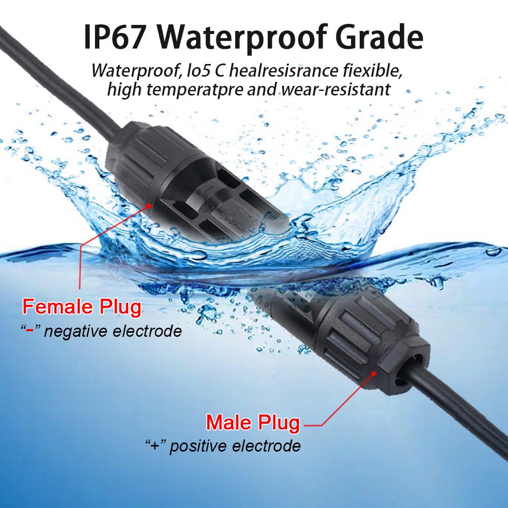 XT60H Female Connector Adapter To Solar Connector 12AWG High-quality Silicone Tinned Copper 60CM Extension Cable Waterproof Conn