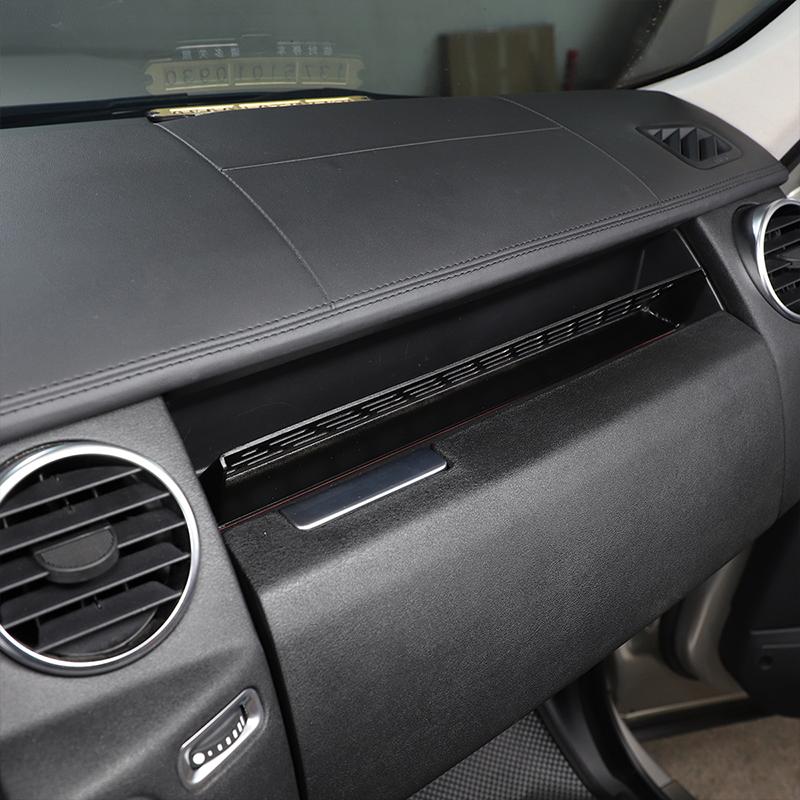 Aluminum Alloy Black For Land Rover Discovery 4 2010-2016 Car Co-pilot Glove Box Storage Partition Space Tidying Car Accessories YG4LK