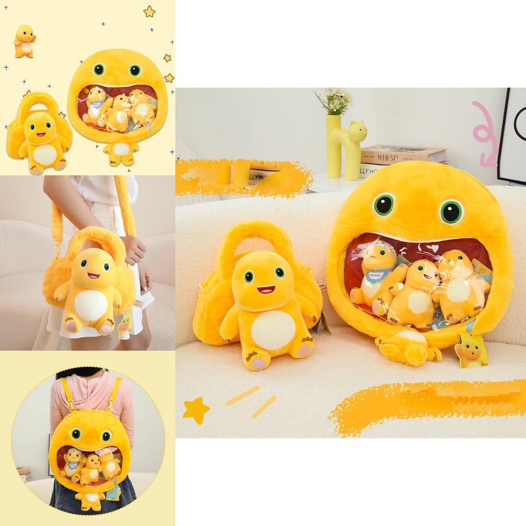 Adorable Naloong Plush Backpack With Oversized Head And Small Body Perfect For Kids