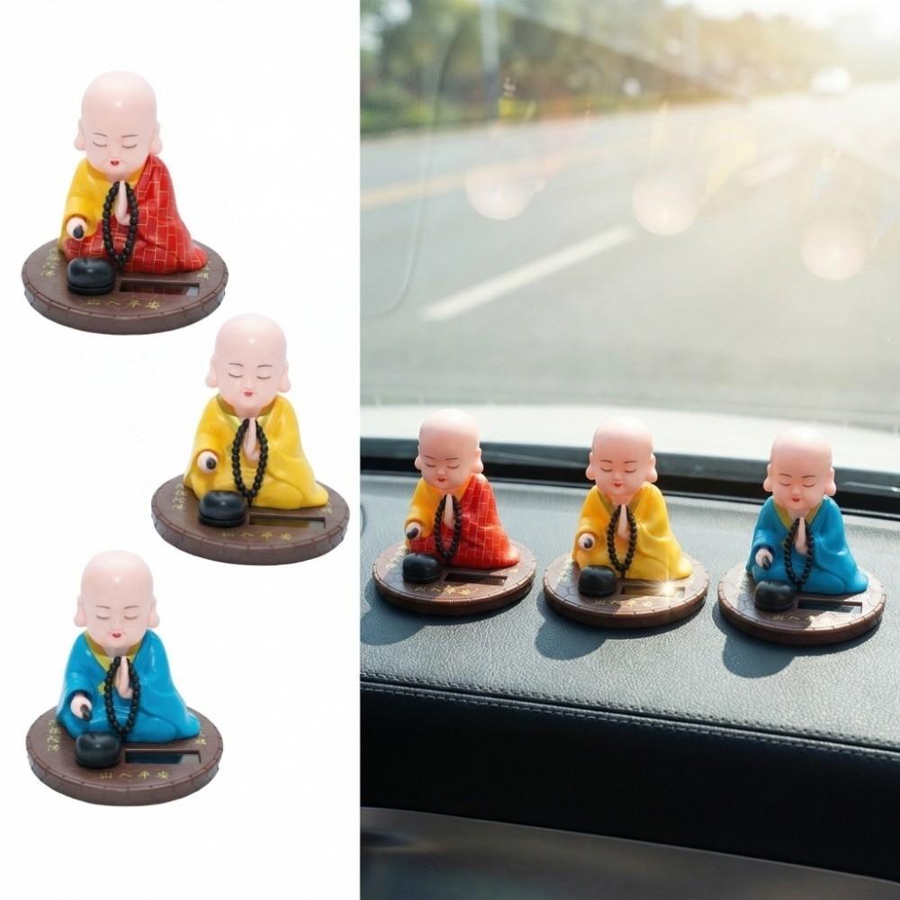 Nodding Beating Wooden Fish Toys Devout Prayer Desktop Buddha Statue  Home Office Decoration