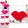 Luxuriously Soft Red Lips Shaped Plush Pillow Cushion Ideal For Comfort And Gifts