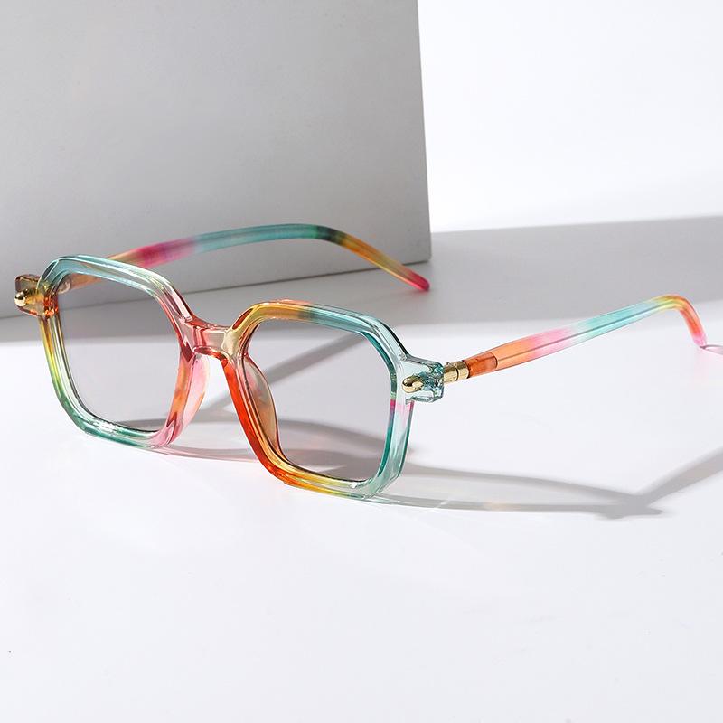 Stylish Square-frame Sunglasses for Men and Women, Casual Blue Light Blocking Glasses, Versatile Sun Protection Sunglasses