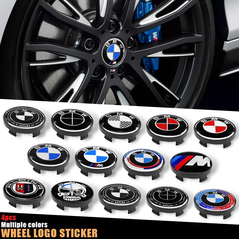 56mm 60mm Car Hubcap Styling Wheel Center Hub Caps Emblem For BMW M E34 E36 E60 E90 X5 X6 M3 M5 M6 E71 F01 F02 Rim Cover Sticker