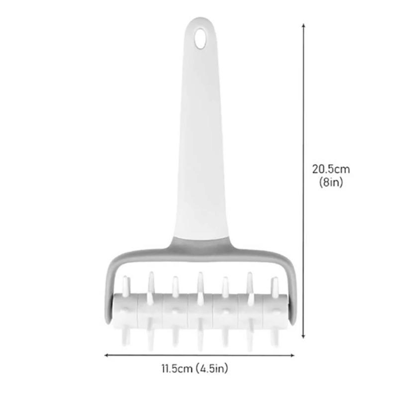 1PC Pizza Dough Punch Roller Needle –PP Dough Ventilation Tool for Baking Pizza, Bread, and Cookies – Essential Baking Accessory