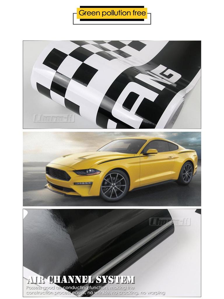 Ford Mustang Sportlicher Pinstripe Seitenschweller Aufkleber