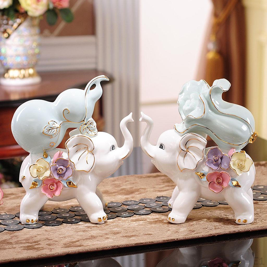 Figurine Lucky Animal Statue Sculpture Indoor and Outdoor Living Room Dining Tabletop