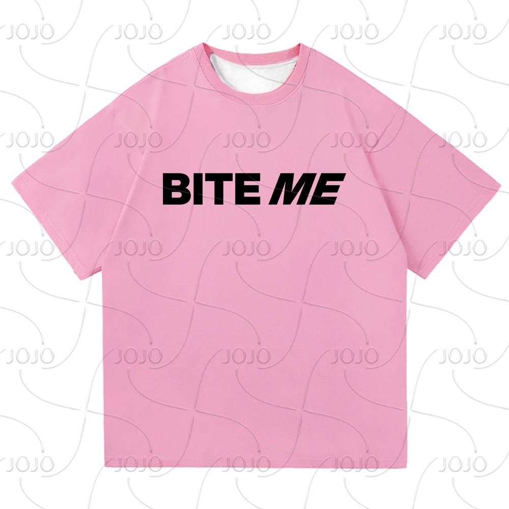 Reneé Rapp Bite Me TShirt 2025 Retro Fashion Men/women Clothing Retro Harajuku Quick Drying Clothes Vintage Hiphop T-Shirts
