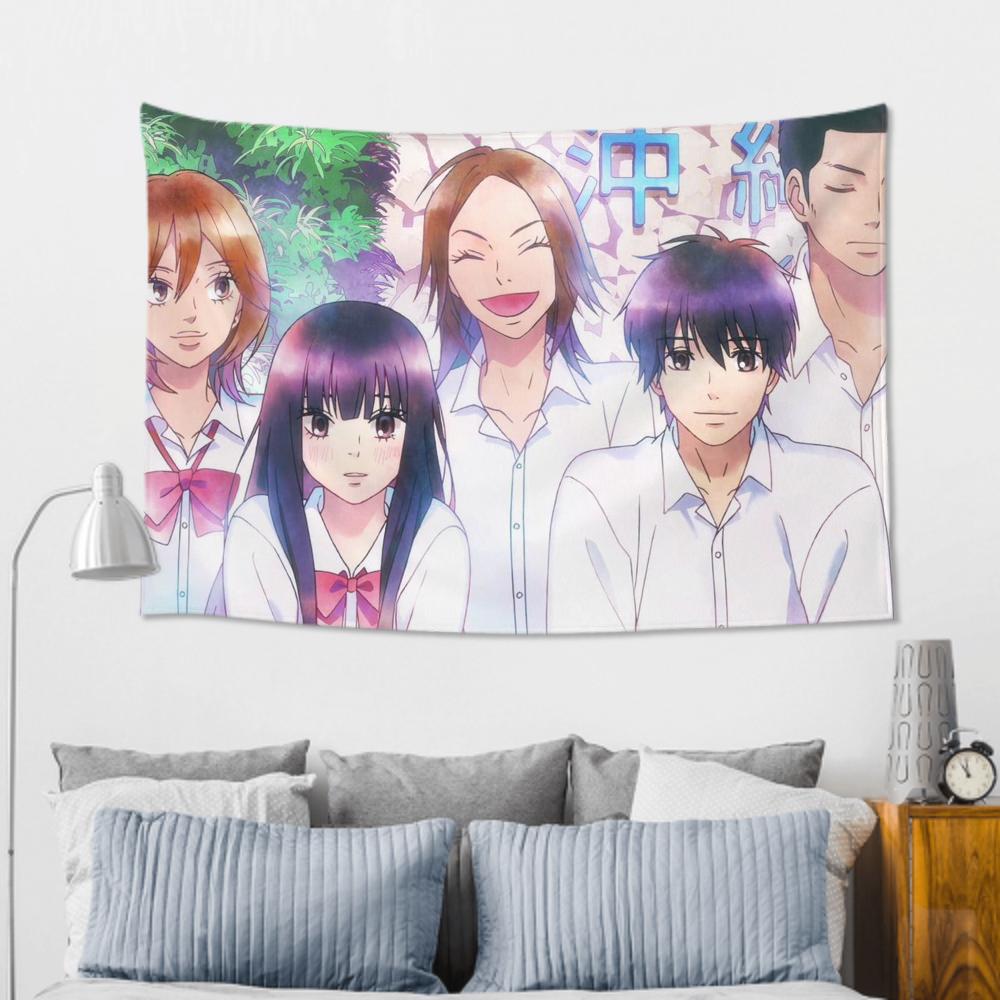Comics Love Sawako Tapestry Room Decor Wall Cloth Party Hanging Background Room Decor Baby Room