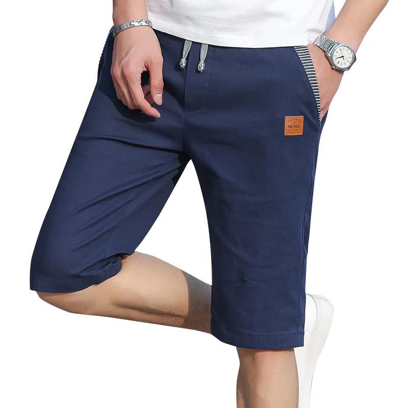 Sport Shorts Man Summer Men's Casual Cotton Shorts Beach Short Pants Casual Classic  Five-point Pants