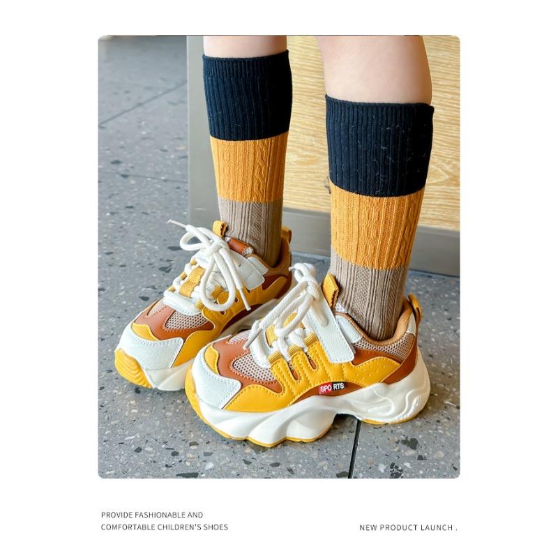 Jentesko Vår og Høst Nye CuHK Barnesko Sklisikre Brødsko Barnas Fritidssko Lette Sportssko for Gutter