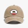 Cappellino da Baseball Republica della California Stato Uomo Donna Cappello Lavato Usurato Moda Outdoor Corsa Golf