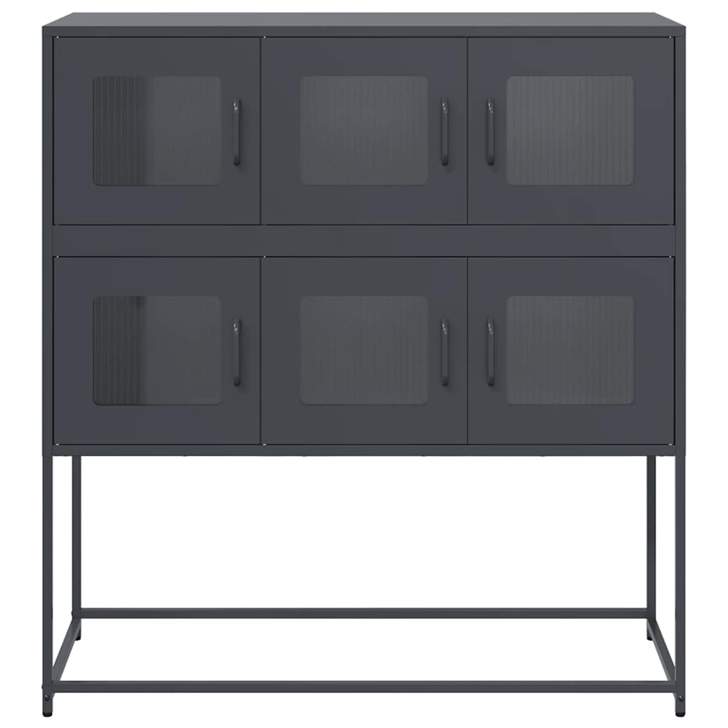 Sideboard Anthracite 100.5 x 39 x 107 cm Cold Rolled Steel