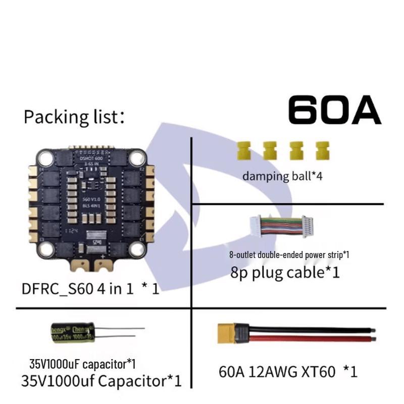 DreamflyRC FPV Drone 60A 4-in-1 ESC