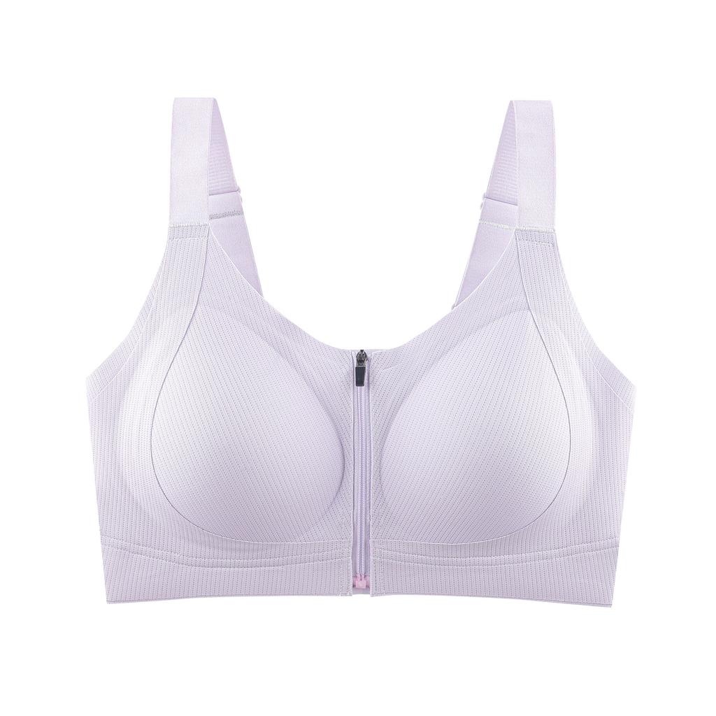 Front Zipper Bra Female Invisible Gathering Bra Seamless Lifting and Gathering Bra
