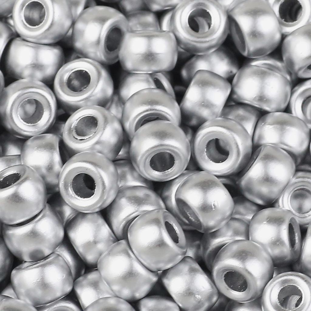 200-1200Pcs multi-colored Large Hole Pony Beads Plastic Beads For Bracelets Making DIY Crafts Jewelry Key Chains And Decorations