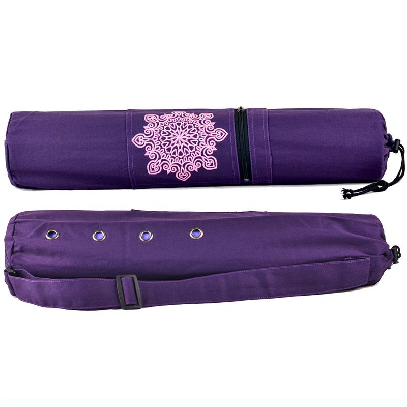 Wear-resistant Canvas Yoga Mat Backpack Breathable Sports Fitness Canvas Bag Yoga Accessories